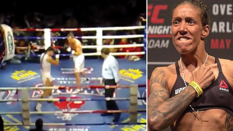 Cu ea nu te pui! Femeia care a avut curaj sa intre in ring cu un barbat si l-a trimis la SOMN! Este la un pas sa intre in istorie