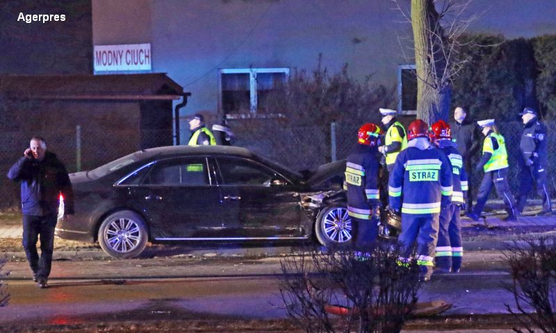Premierul Poloniei, implicat intr-un accident rutier. Beata Szydlo a fost transportata cu elicopterul la spital