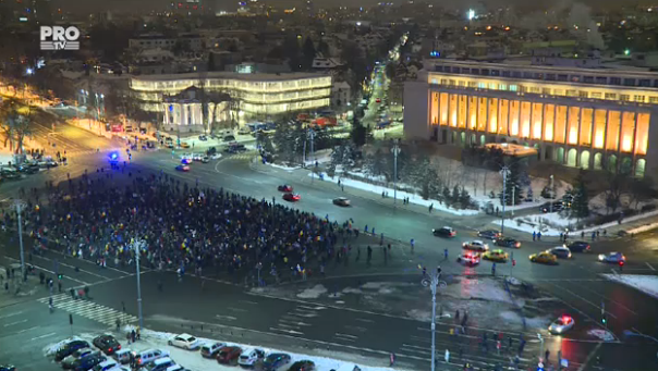 Proteste Piata Victoriei ziua 12