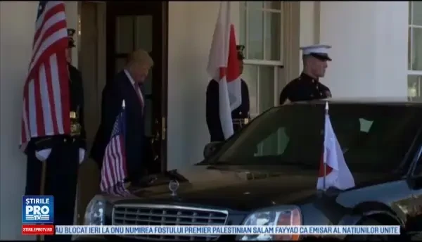 Shinzo Abe, vizita oficiala in SUA. Trump a reafirmat angajamentul Statelor Unite pentru apararea securitatii Japoniei