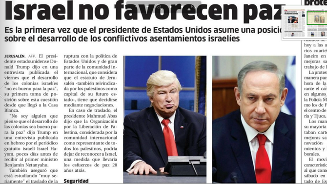 Gafa comisa de un ziar din Republica Dominicana. Jurnalistii au publicat o poza cu Alec Baldwin in locul lui Donald Trump