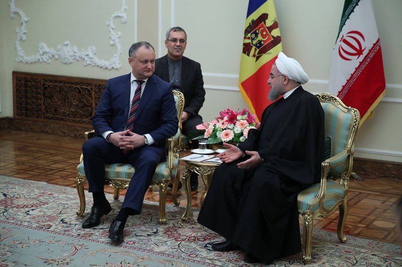 Igor Dodon la Teheran