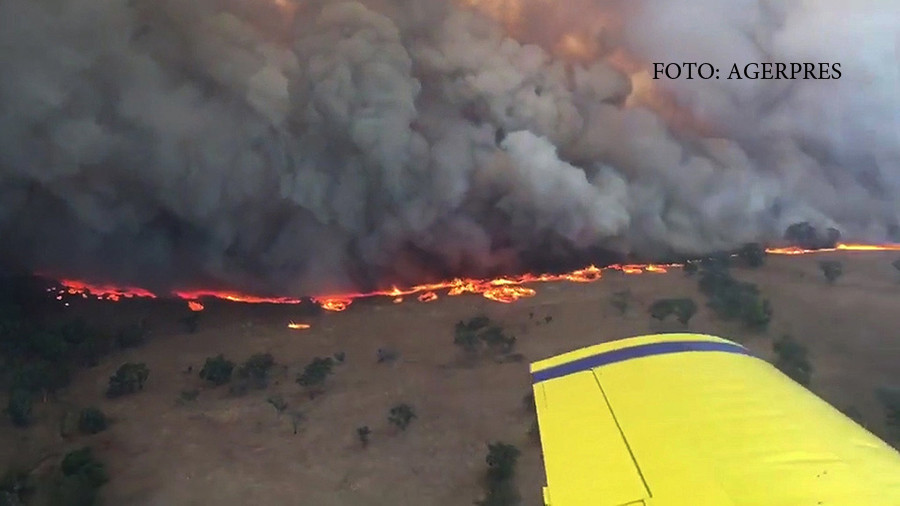 Tornade de foc in toata Australia, din cauza secetei. "Cerul era de un negru inspaimantator, flacarile urcau pana la nori"