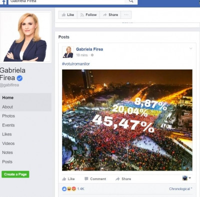 captura Gabriela Firea