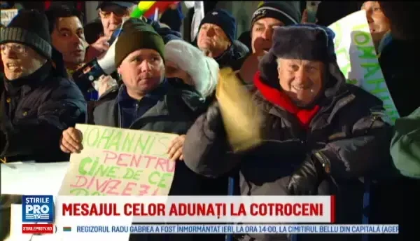 Proteste la Cotroceni:
