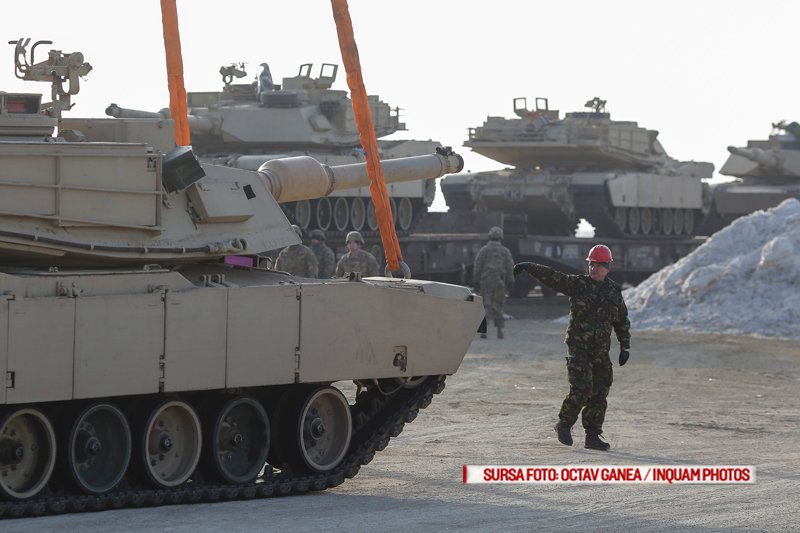 sosirea militarilor americani la baza Mihail Kogalniceanu