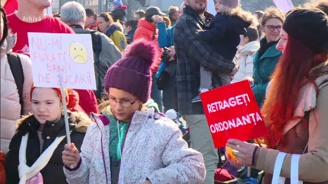 copii protest