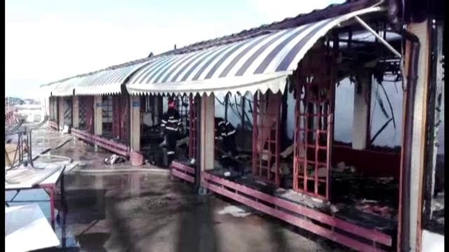 Han din Tulcea distrus in totalitate de un incendiu puternic. Flacarile au izbucnit dupa explozia unei butelii