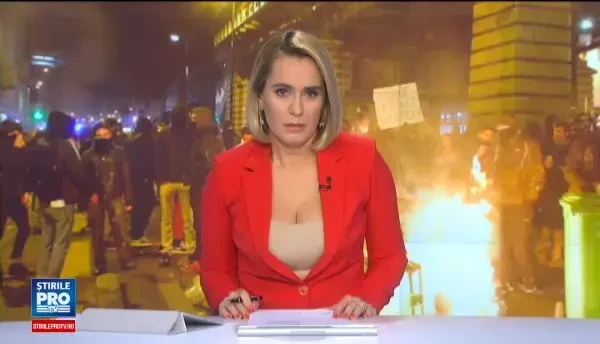 Proteste violente la Paris. Aproximativ 500 de oameni s-au revoltat dupa ce un barbat de culoare a fost violat in arest