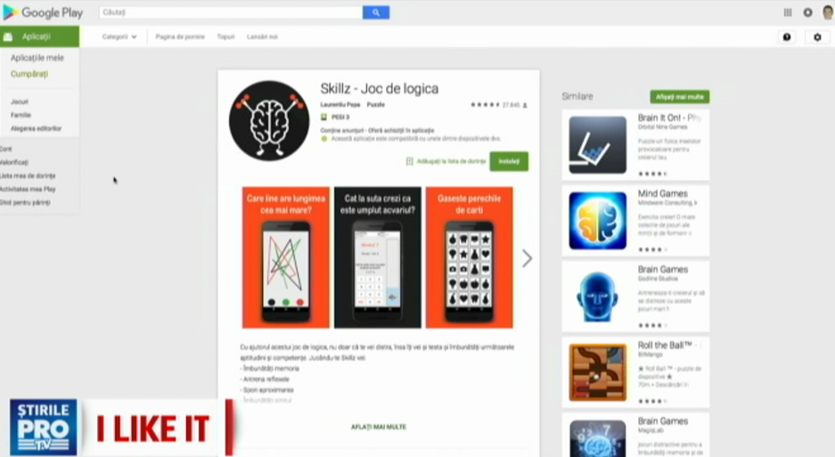 iLikeIT. Un roman a inventat un joc de logica, numit Skillz, care a fost testat de milioane de oameni. Cum functioneaza