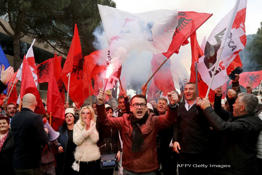 proteste Albania - AFP, Getty