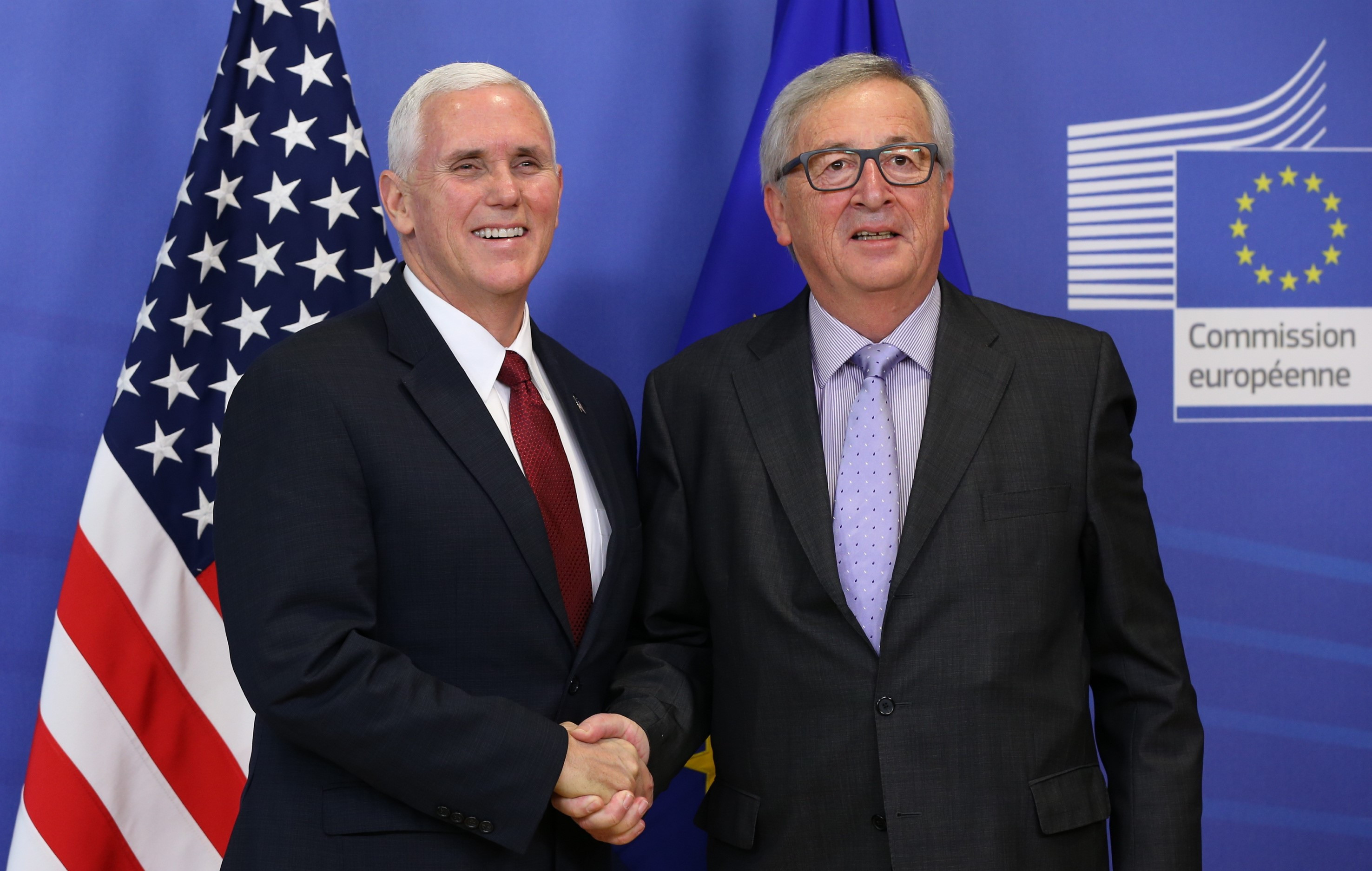 Mesajul presedintelui Comisiei Europene inainte de intalnirea cu Mike Pence: SUA au nevoie de un aliat puternic ca UE