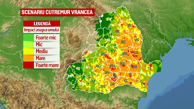 Scenariu sumbru al autoritatilor: cum va fi afectata Romania de un seism sau un dezastru nuclear. Doar vestul tarii ar scapa