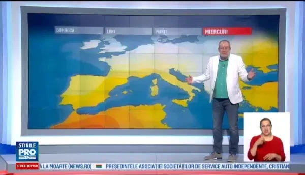 Cod galben de ceata densa in Capitala, pana la ora 12. Miercuri o sa ploua aproximativ in toata tara