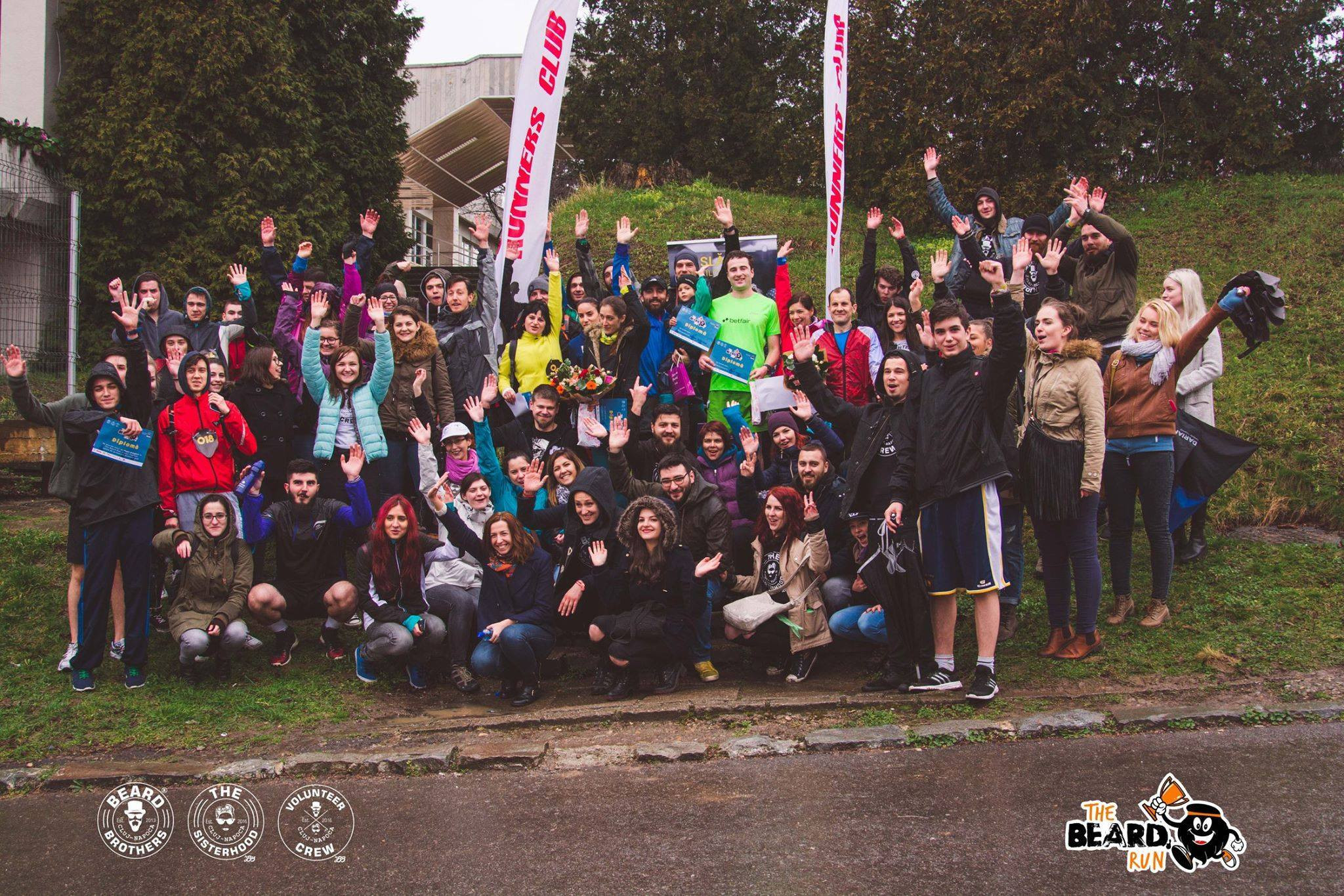 Cros caritabil pe trepte in Cluj-Napoca. Beard Brothers organizeaza a doua editie a evenimentului "The Beard Run"