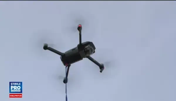 Intamplare demna de un film de actiune la penitenciarul Colibasi. Ce a cazut din drona care survola curtea puscariei