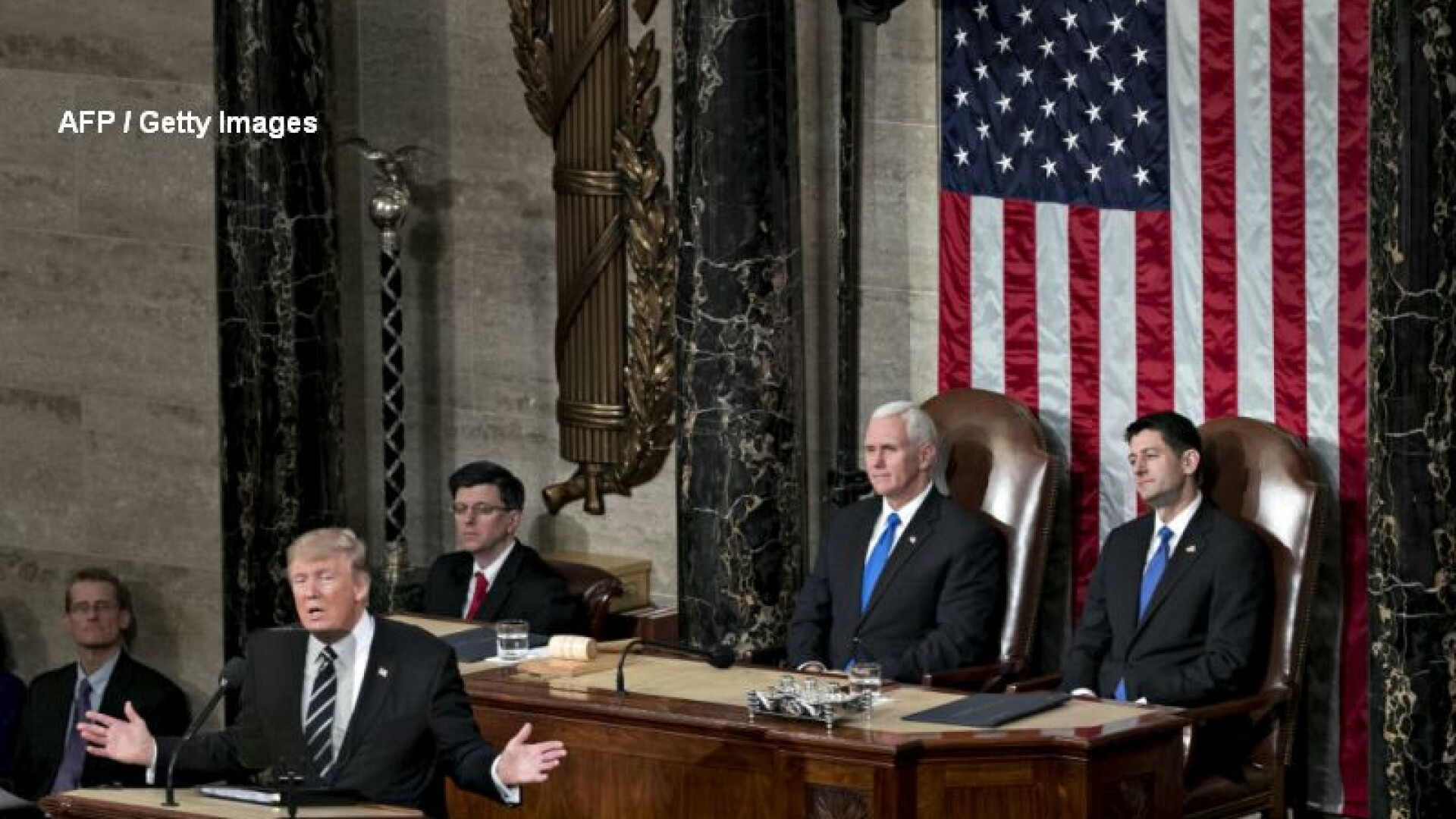 Donald Trump, primul discurs in fata Congresului. Ce a promis presedintele SUA cu privire la NATO si zidul antiimigratie