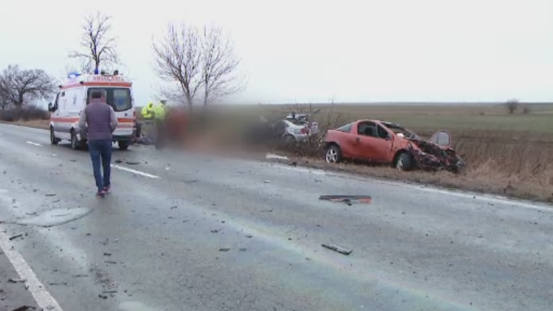 Tanar de 22 de ani si mama lui, morti intr-un accident in Timis. Un sofer a intrat in plin in masina lor