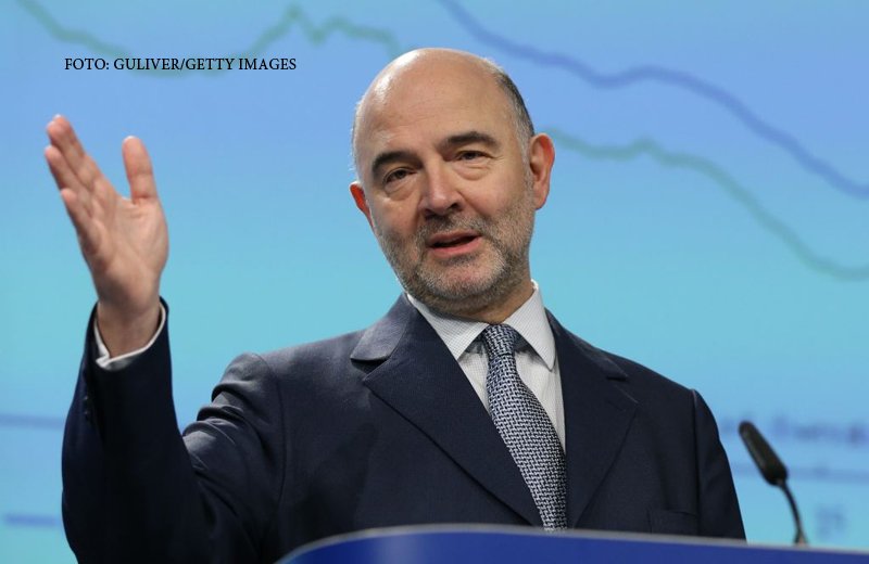 Comisarul european pentru Afaceri Economice, francezul Pierre Moscovici