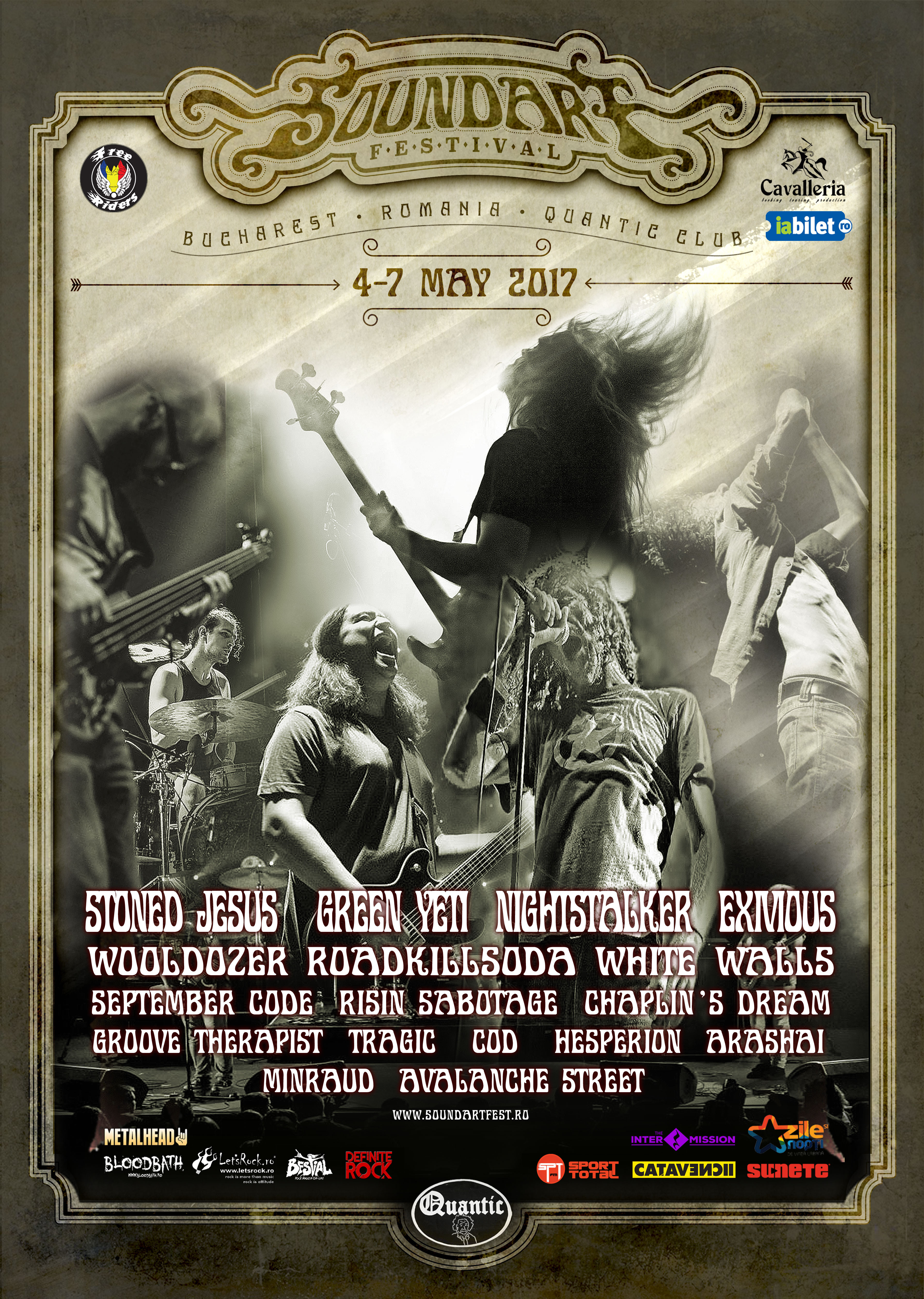 SoundArt Festival, stoner rock si doom metal la Bucuresti. Invitati speciali: Stoned Jesus, Exivious si Nightstalker