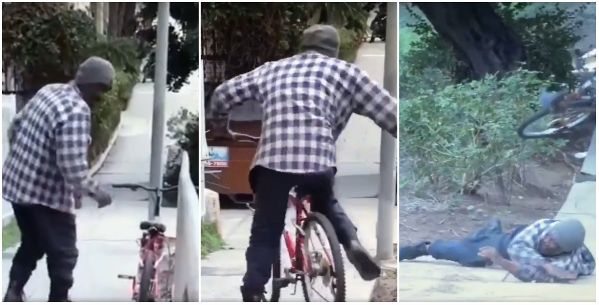 A vazut o bicicleta fara antifurt si s-a urcat pe ea. Ce s-a intamplat insa in momentul imediat urmator