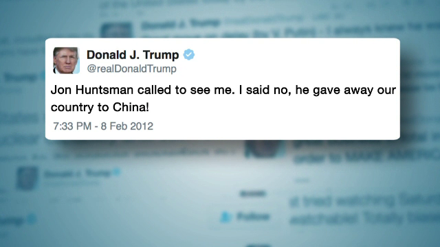 Donald Trump despre Jon Huntsman