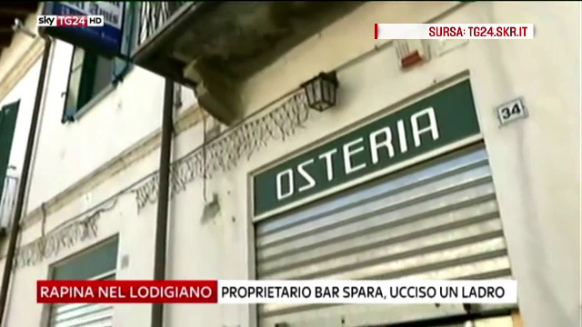 Un roman prins la furat in Italia cu alti trei complici a fost impuscat in spate. Patronul localului este acuzat de omor