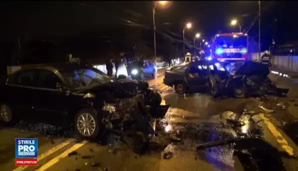 Un preot baut a provocat un accident grav pe o sosea din Bacau, dupa ce a intrat pe contrasens. Ce alcoolemie avea