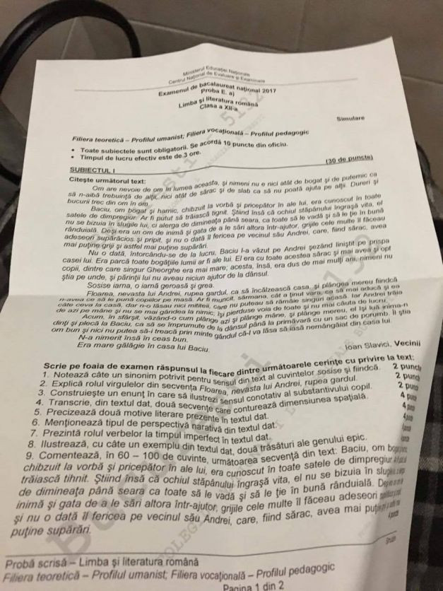 simulare bac 12 pedagogic 1