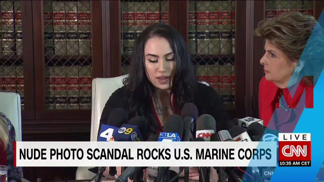 Prima victima a fotografiilor cu femei nud, postate de puscasii marini, care rupe tacerea. "Nu ne vom lasa intimidate"