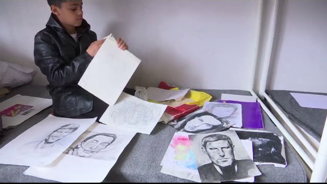 copil desene