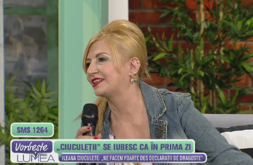 Ultima aparitie a Ilenei Ciuculete la "Vorbeste lumea". Artista si sotul ei au sarbatorit 24 de ani de casnicie