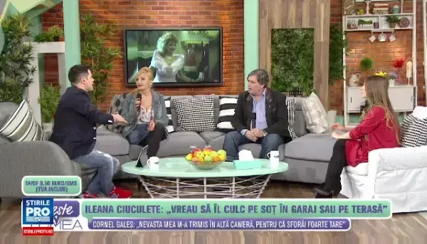 Ultima aparitie a Ilenei Ciuculete la Vorbeste lumea. Artista si sotul ei au sarbatorit 24 de ani de casnicie