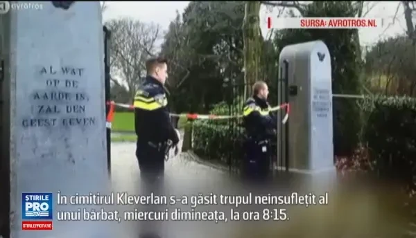 Roman de 36 de ani, gasit mort intr-un cimitir din Olanda. In trecut, a fost cercetat pentru clonare de carduri