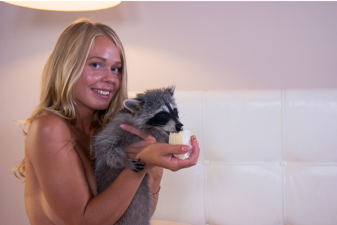 Un ZOO din Rusia a inchiriat un raton pentru un film si l-a primit "pervertit". "Am observat ca-l atrag sanii vizitatoarelor"