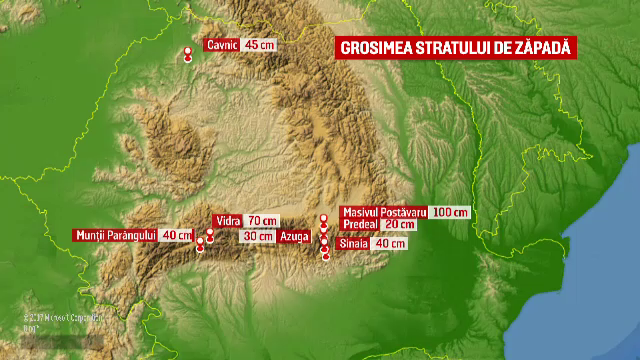 Partiile sunt perfecte pentru schiat, dupa ce a nins o noapte intreaga la munte. Ofertele speciale din statiuni, in weekend