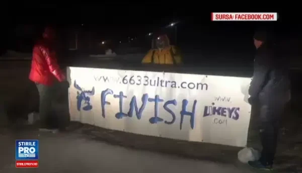 Tiberiu Useriu a castigat din nou Maratonul 6633 Arctic Ultra. Are degeraturi la picioare, dar a scos un timp mai bun