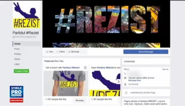 Bataie pe marca Rezist, simbolul protestelor fata de OUG 13. Cine a depus acte pentru infiintarea unui partid cu acest nume