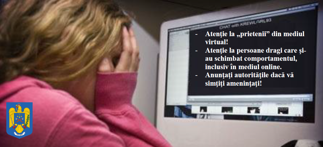 IGPR: Nu dati date personale, nu postati fotografii, nu va intalniti cu necunoscuti, refuzati provocari care va fac rau