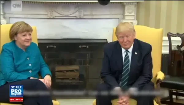 Donald Trump, mesaj dur pe Twitter la o zi dupa intalnirea cu Merkel: Germania are datorii imense catre NATO