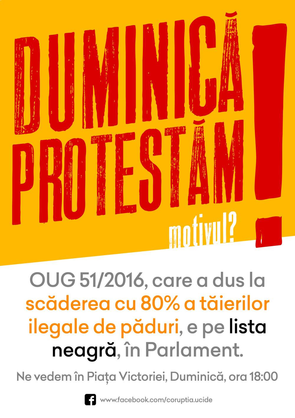Protest cu sute de persoane in Piata Victoriei. "Jos Tariceanu, Dragnea si Grindeanu". Mesajul aparut la Sibiu. VIDEO