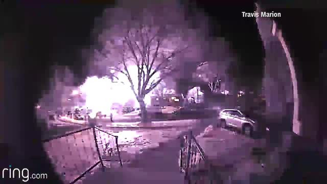 O casa din statul Maryland, distrusa de o explozie chiar inainte de vanzare. Deflagratia puternica a afectat si alte cladiri