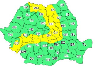 cod galben ANM 19 martie