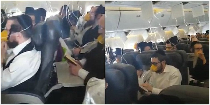 Panica la bordul unui avion care zbura spre Polonia. Pasagerii au inceput sa se roage impreuna. VIDEO