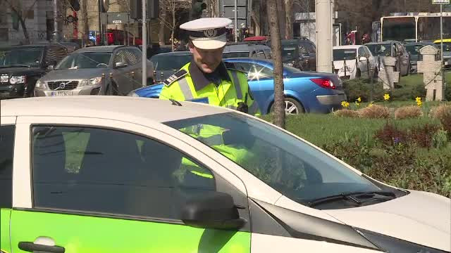 Protestul politistilor de la Rutiera continua. 90% din soferii trasi pe dreapta in ultimele zile au primit doar avertisment