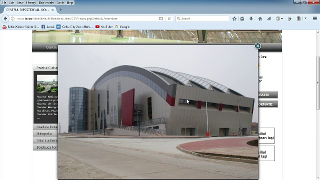 Al doilea centru expozitional ca marime din Romania, lasat de 7 ani sa se degradeze. A costat 9 milioane de euro