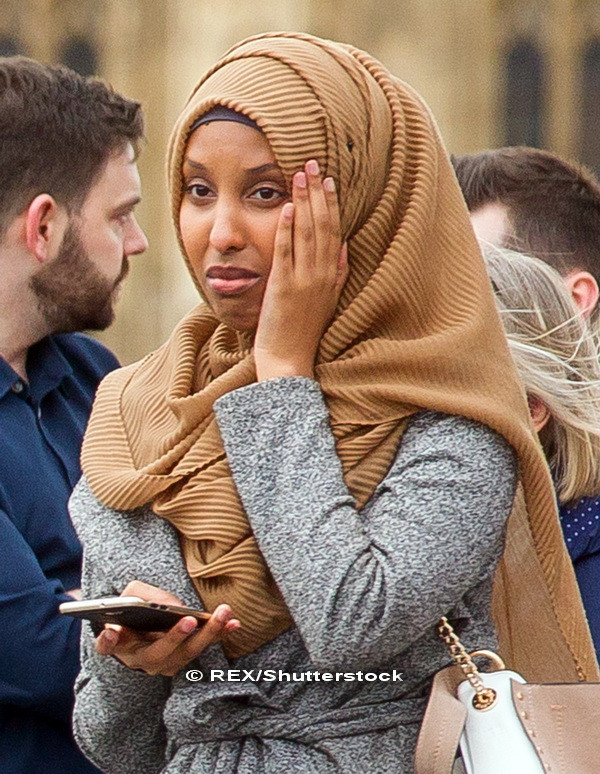 femeie musulmana, atac terorist, londra