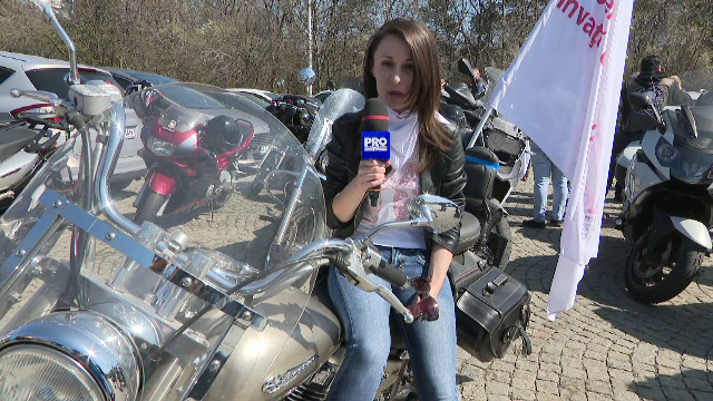 Zeci de motociclisti au participat la un mars pentru sustinerea bolnavilor de TBC. "Statul mi-a dat o pensie de 8 lei"