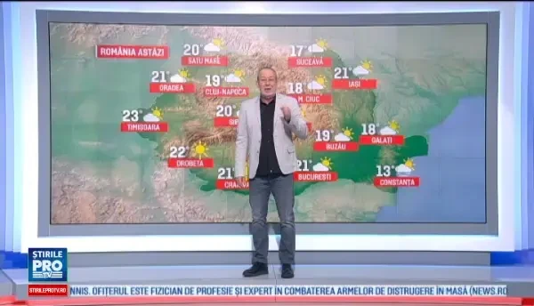 Vremea va fi deosebit de calda, vineri, in aproape toata tara, dar se raceste accentuat in weekend. Prognoza meteo pana luni