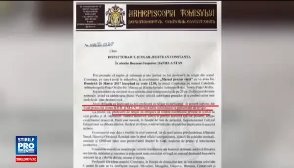IPS Teodosie le-a dat ordin profesorilor de religie din Constanta sa protesteze fata de avort. Reactia Patriarhiei
